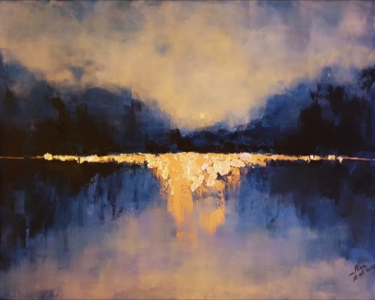 ArteDiAlina.com painting: Here comes the sun